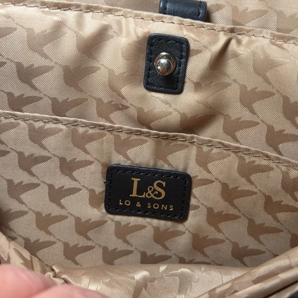 Lo & Sons Black O.G. Laptop Tote Nylon Travel Tote - Picture 11 of 16